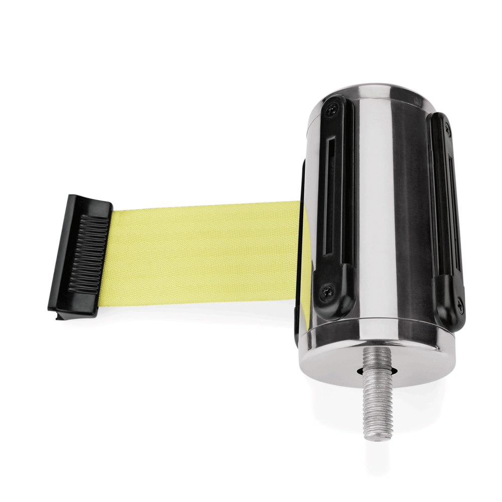 WAS Einzelgurtband für Abgrenzungspfosten Highflex 1114 100 & 435, gelb, 3 m 