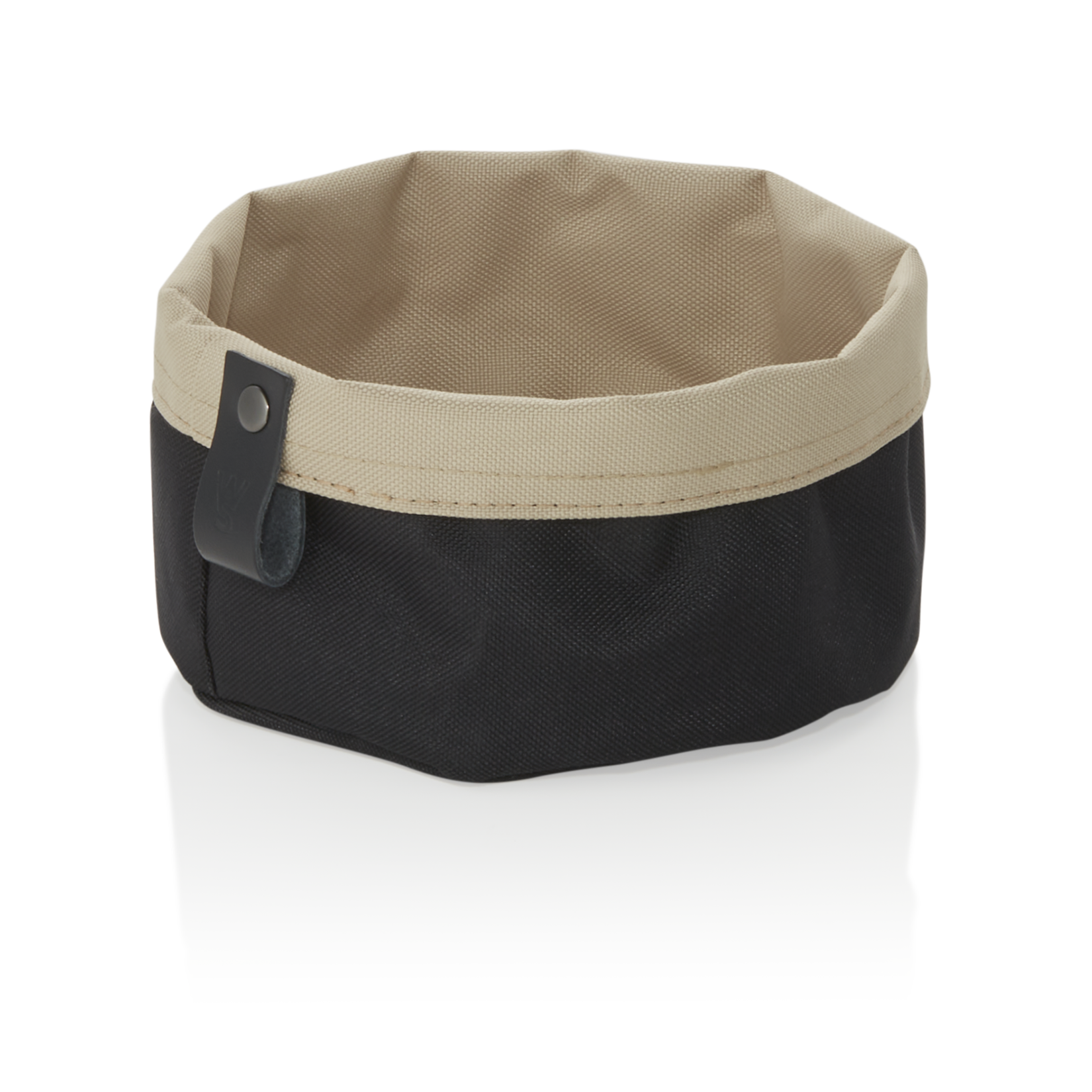 WAS Brottasche FLIP TETRON, Ø 17 cm, Höhe 11 cm, light grey/light khaki, Tetron