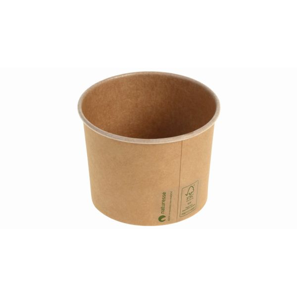 Pacovis Eisbecher Kraft/PLA 440ml, naturesse