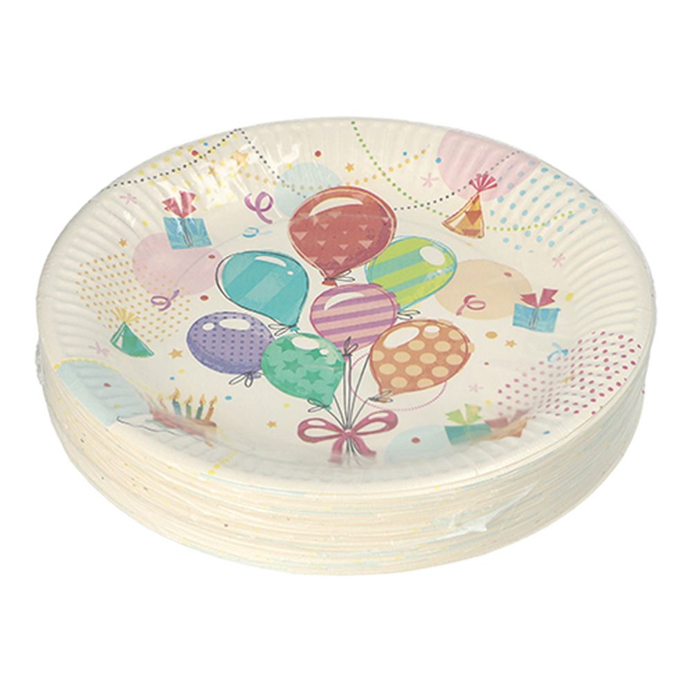 Papstar Teller, Pappe rund Ø 23 cm "Fete"