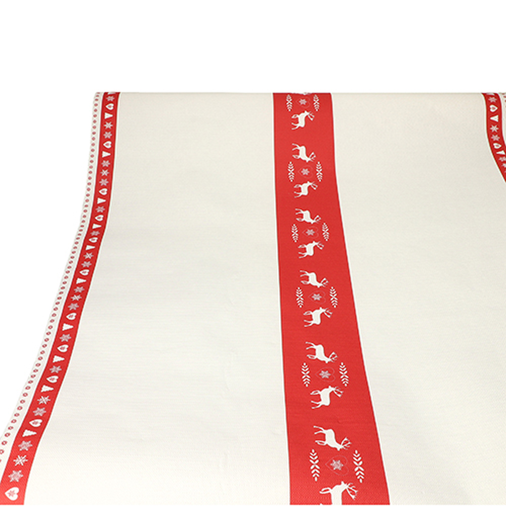 Papstar Tischdecke, Papier 3 m x 1,2 m "Designs de Noel"