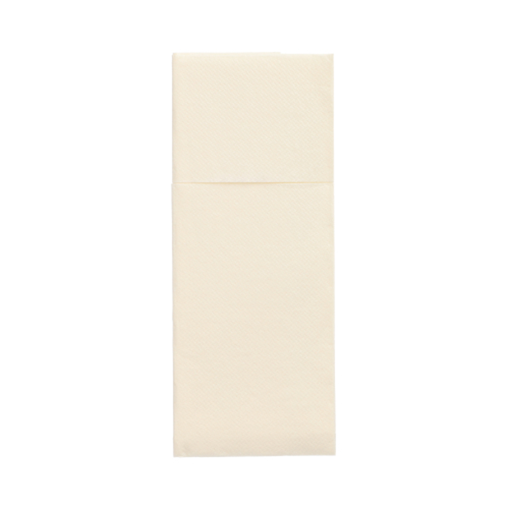 Papstar Servietten "ROYAL Collection" 40 cm x 30 cm champagner mit Besteckfalz