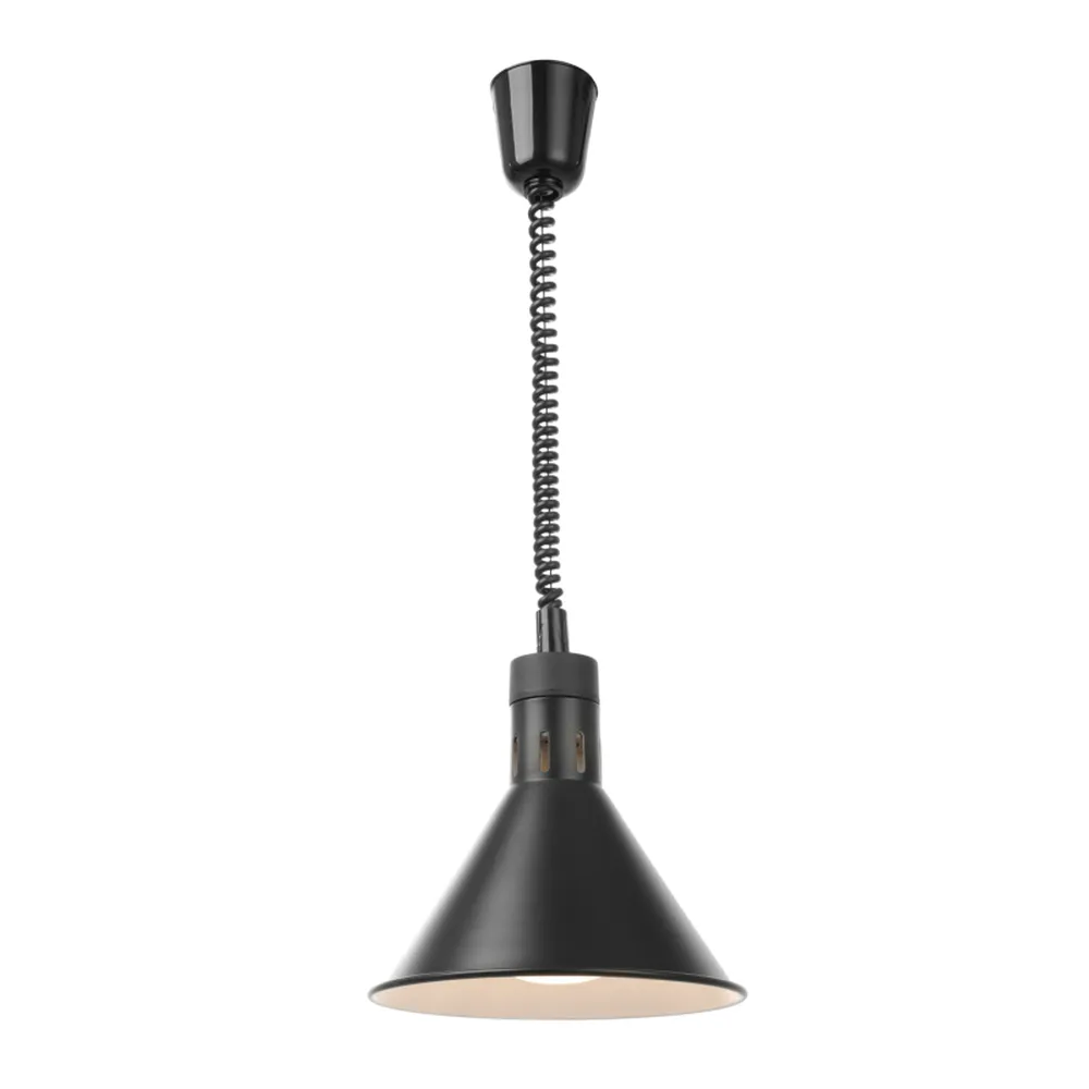 KBS Infrarot Heizlampe Schwarz inkl. Leuchtmittel