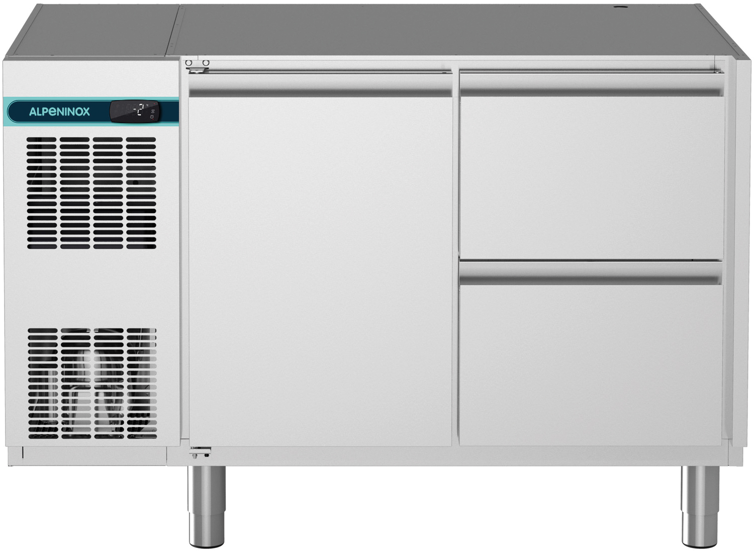 Nordcap Kühltisch, 2 Abteile CLM 700 2-7011