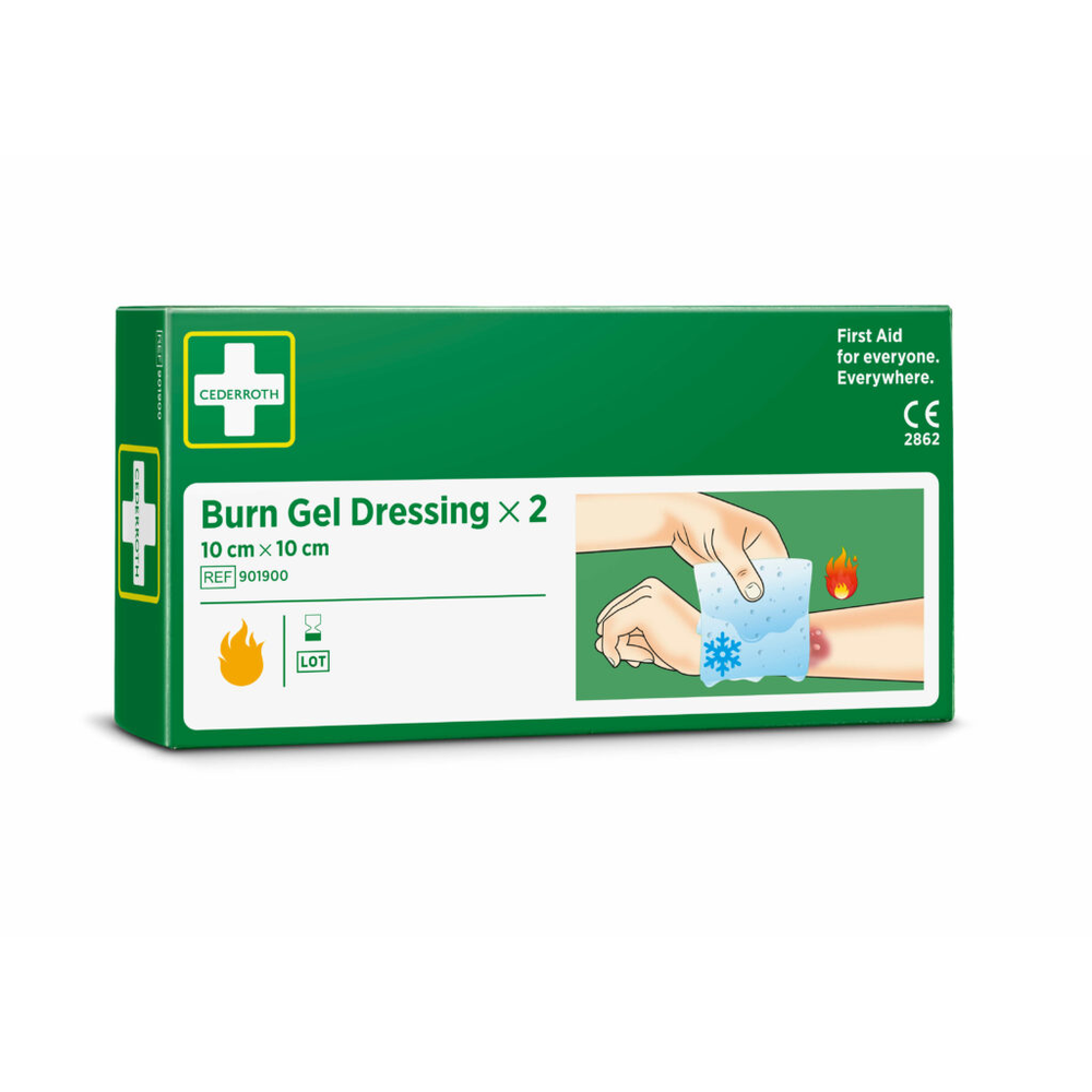 Papstar "Cederroth" Burn Gel Dressing Verband 10 cm x 10 cm