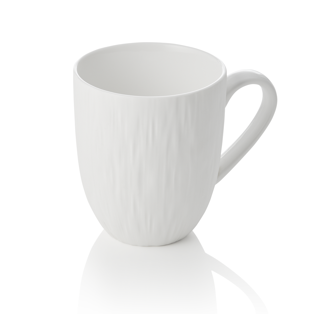 WAS Becher Set MAYA SHIRO, Ø 8,5 cm, 330 ml, weiß, Set á 4 Stück, Porzellan