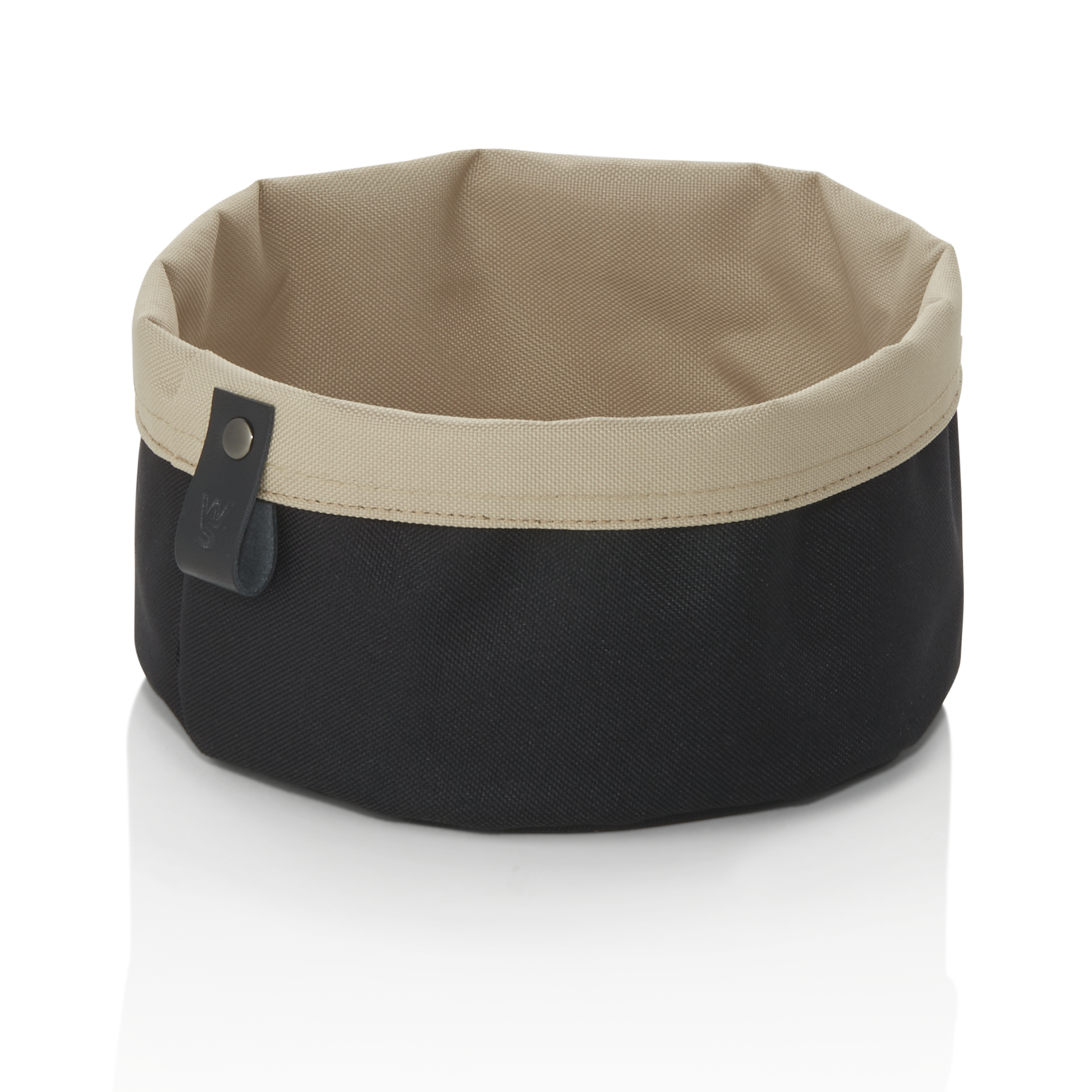 WAS Brottasche FLIP TETRON, Ø 20 cm, Höhe 13 cm, light grey/light khaki, Tetron