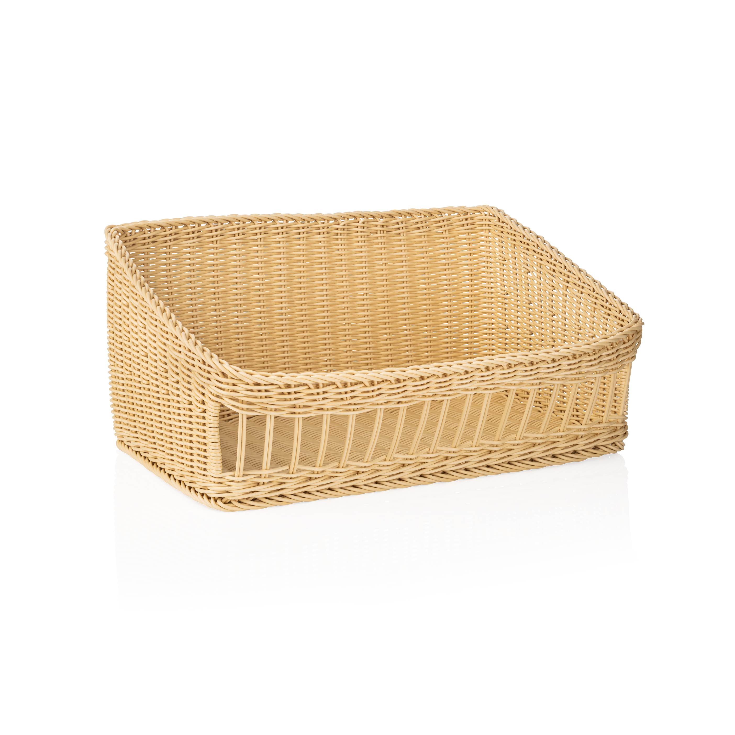 WAS Korb WEAVER PRO Systemkörbe, 60 x 40 x 27 cm, hellbeige, Polypropylen