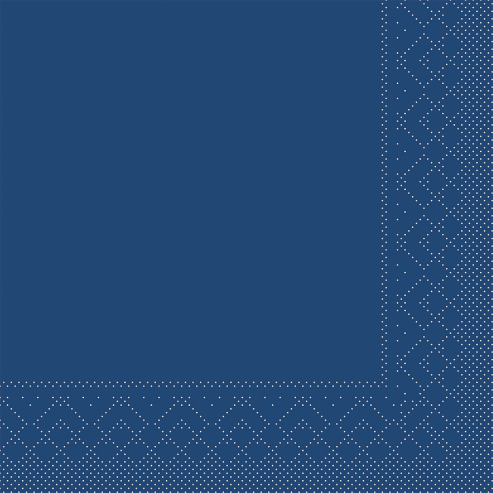 Mank Serviette Basic blau 40 x 40 cm 1/4 Falz