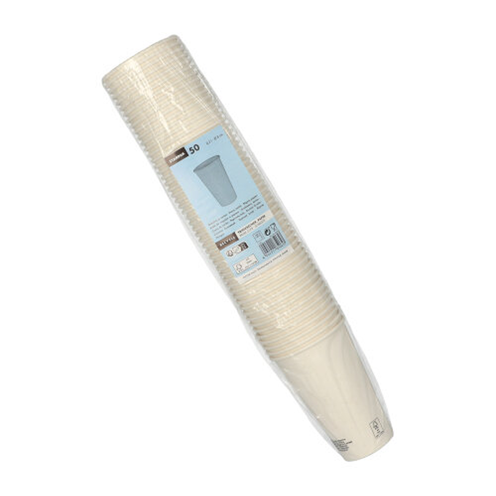 Papstar Trinkbecher, Pappe "To Go" 0,3 l Ø 8 cm · 11,7 cm weiss