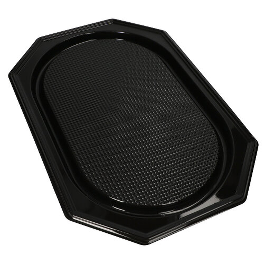 Papstar Servierplatten, PET 53 cm x 35 cm schwarz
