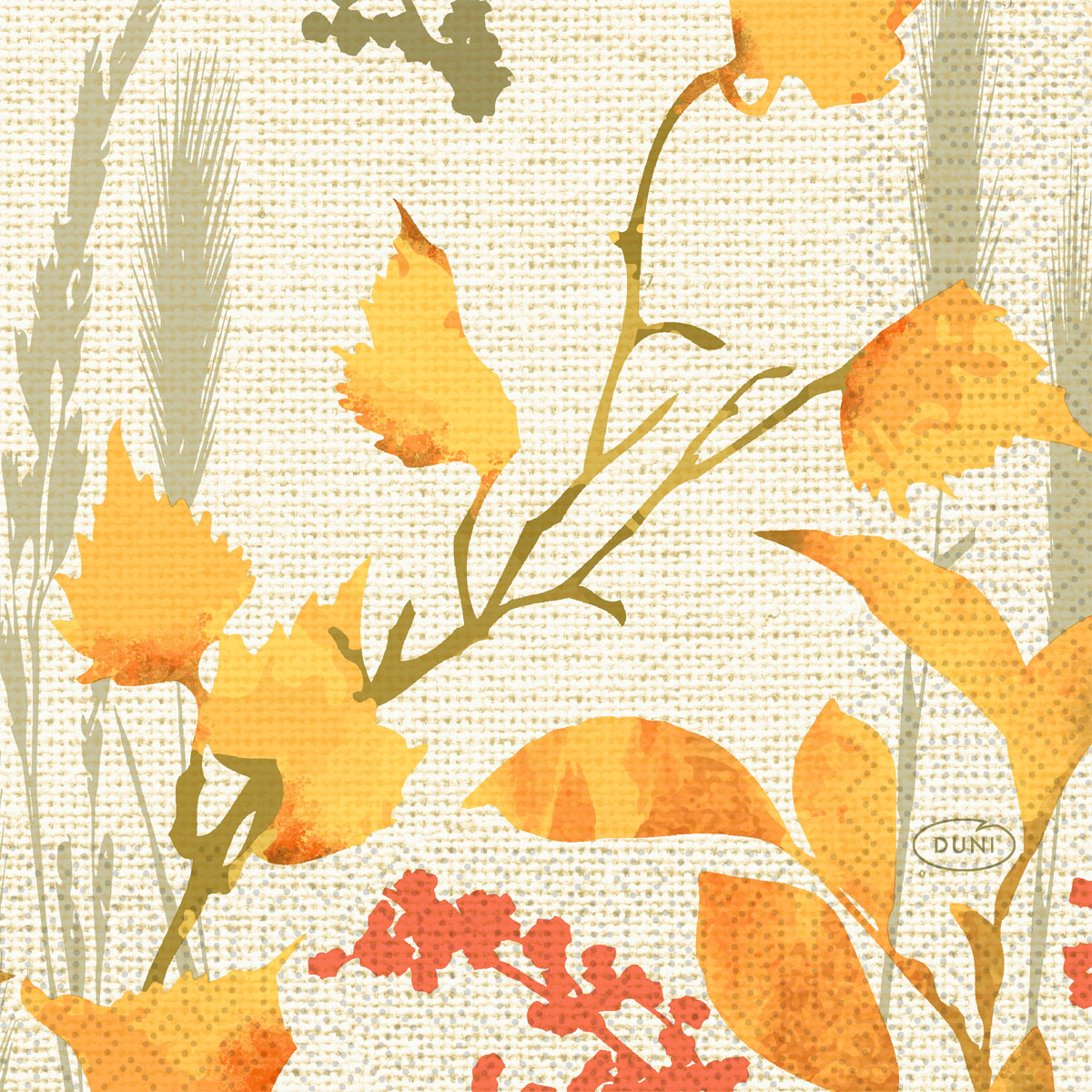 Duni Zelltuchservietten 24 x 24 cm 3-lagig 1/4 Falz Fall Beauty