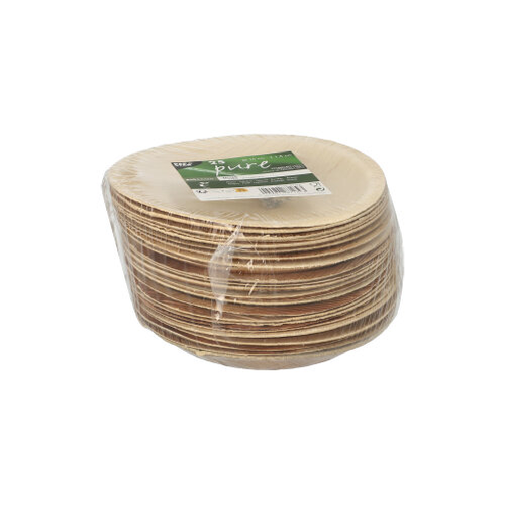 Papstar Teller, Palmblatt "pure" rund Ø 15 cm · 1,5 cm