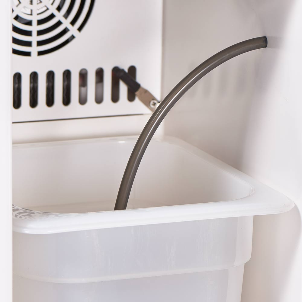 Stalgast 2-türiger Tiefkühl-Arbeitstisch GN1/1 mit statischer Kühlung, 201 Liter