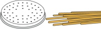 Neumärker Pasta-Scheibe Ø 50 mm Spaghetti