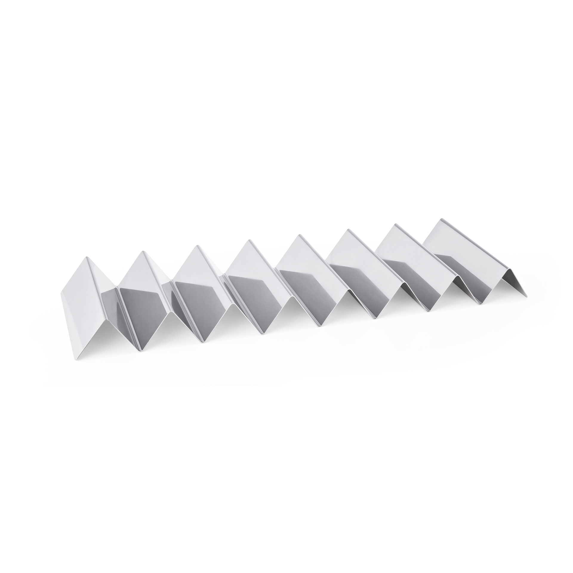 WAS Snackpresenter mit 7 Ablagen, 57 x 17 x 4,5 cm, Chromnickelstahl