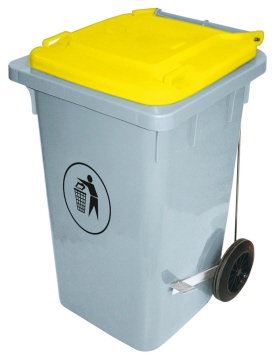 Contacto Abfalleimer 100 Liter, gelb
