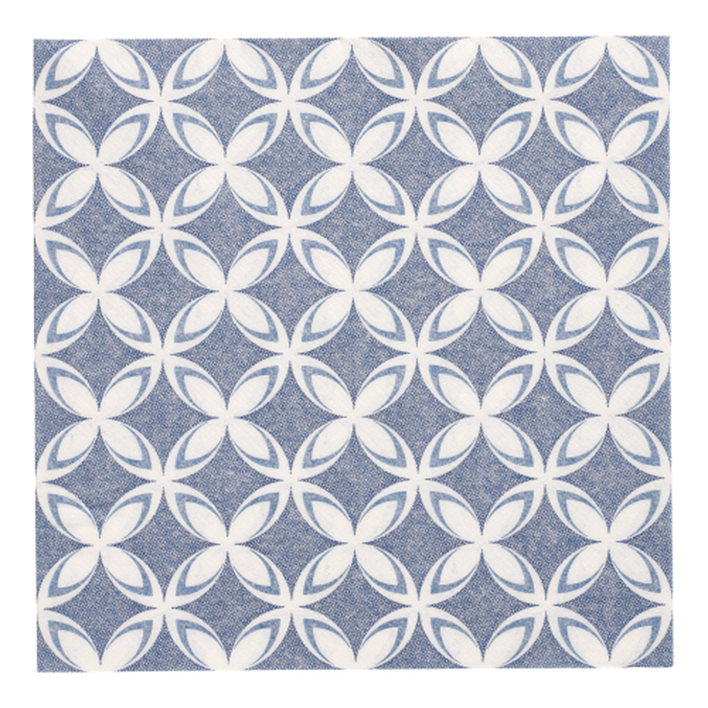 Papstar Servietten "ROYAL Collection" 1/4-Falz 40 cm x 40 cm "Delft"