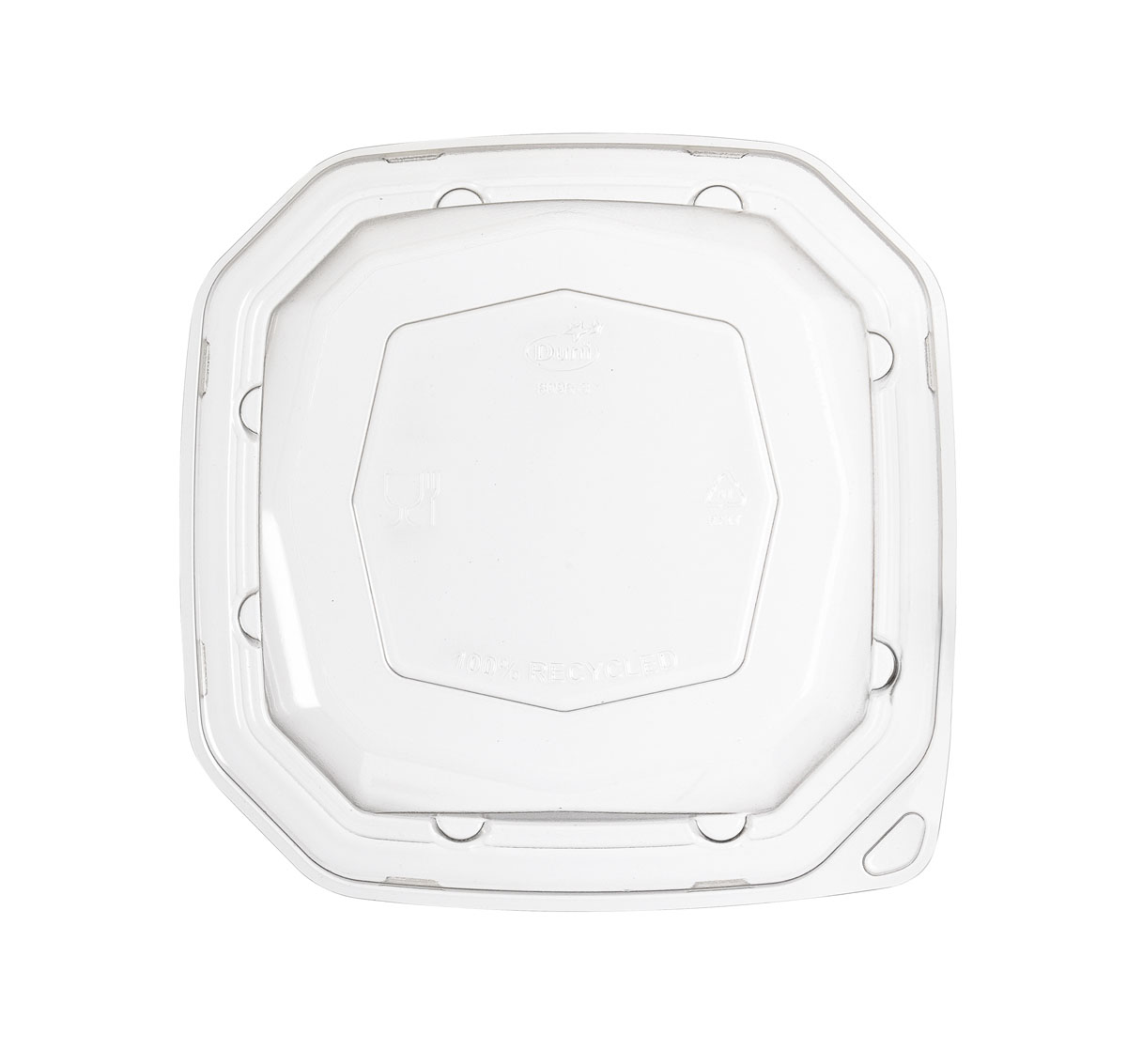 Duni rPet Deckel für 188140 160 x 160 x 39 mm