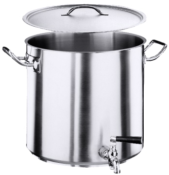 Contacto Kartoffelkocher 36 cm mit Hahn und Deckel