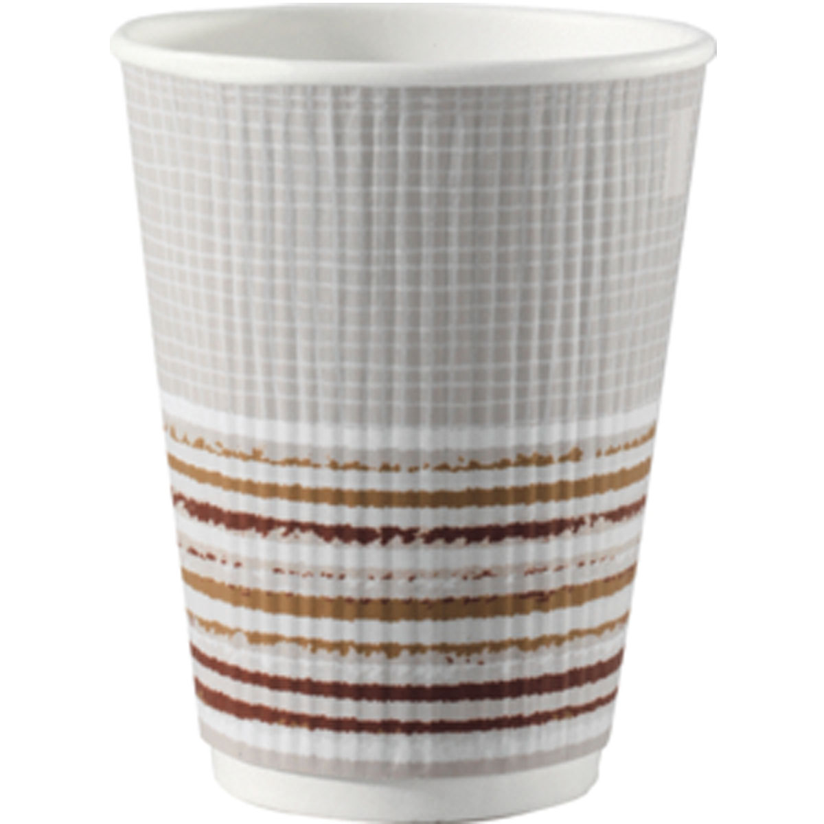 Duni Triple Wall Stripe Thermobecher 240ml, PAP/PLA