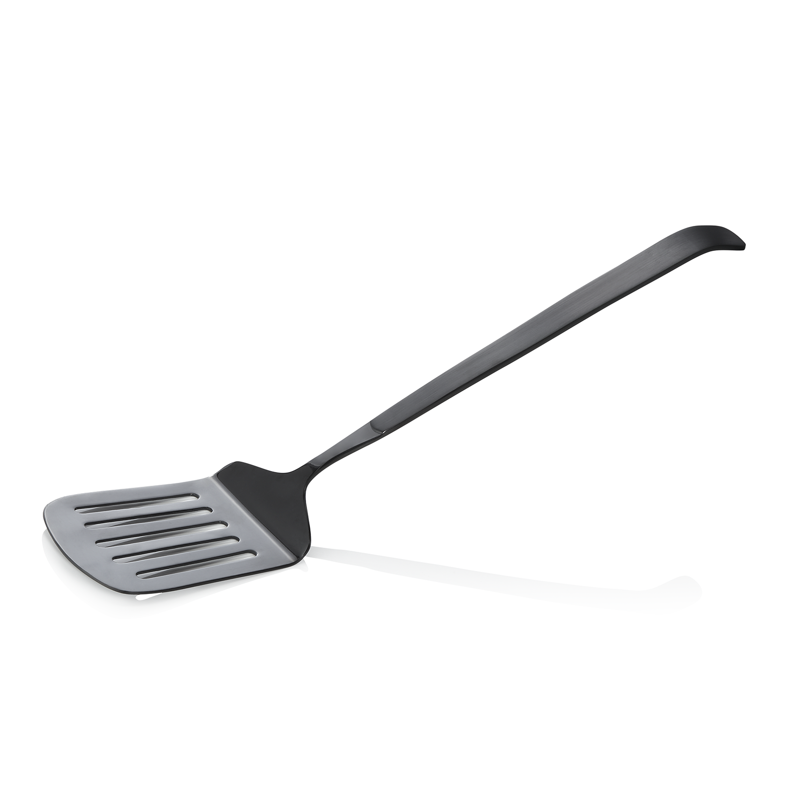 WAS Wender KITCHEN TOOL 1887, 33 cm, geschlitzt, mit schwarzer PVD Beschichtung,