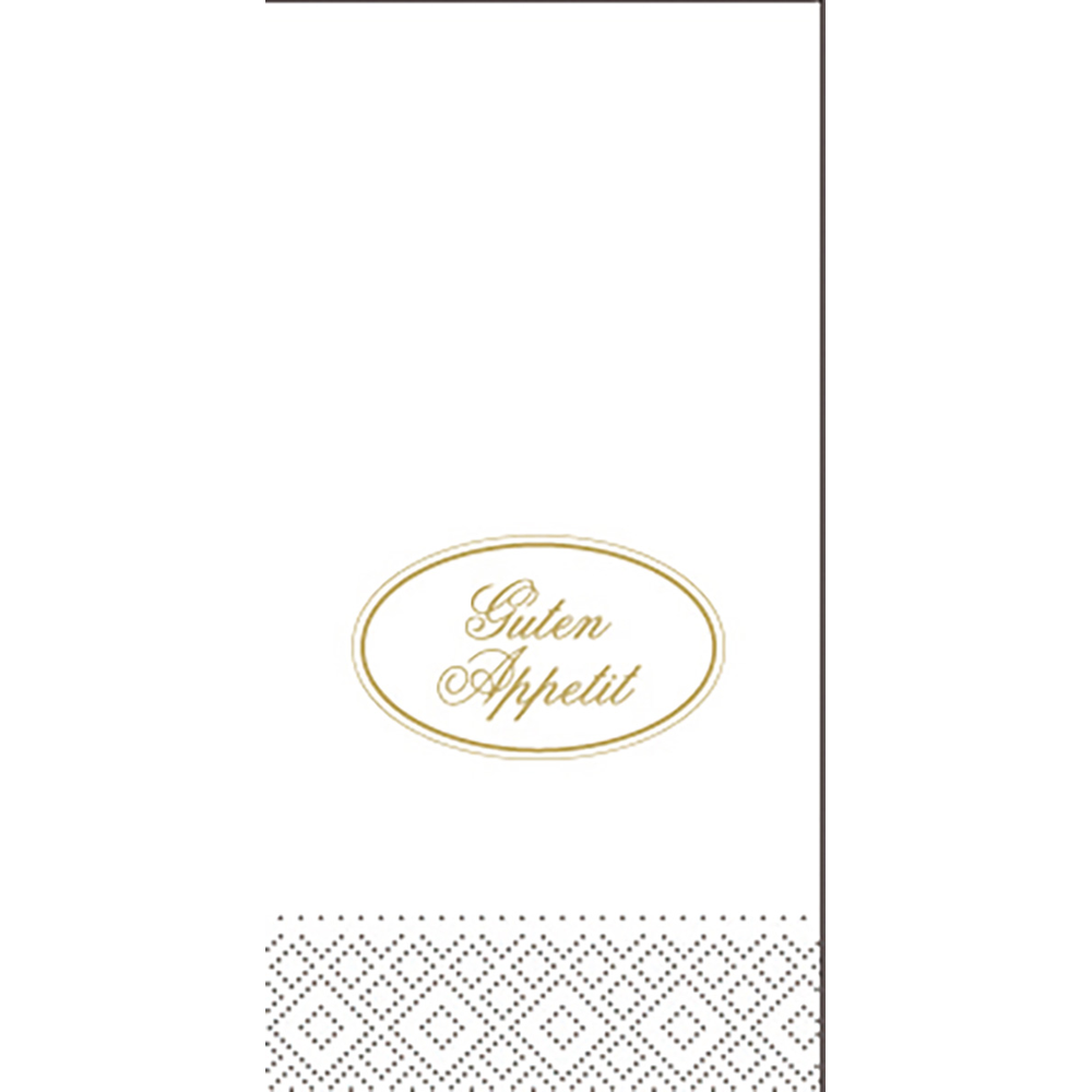Mank Serviette Guten Appetit 33 x 33 cm 1/8 Falz