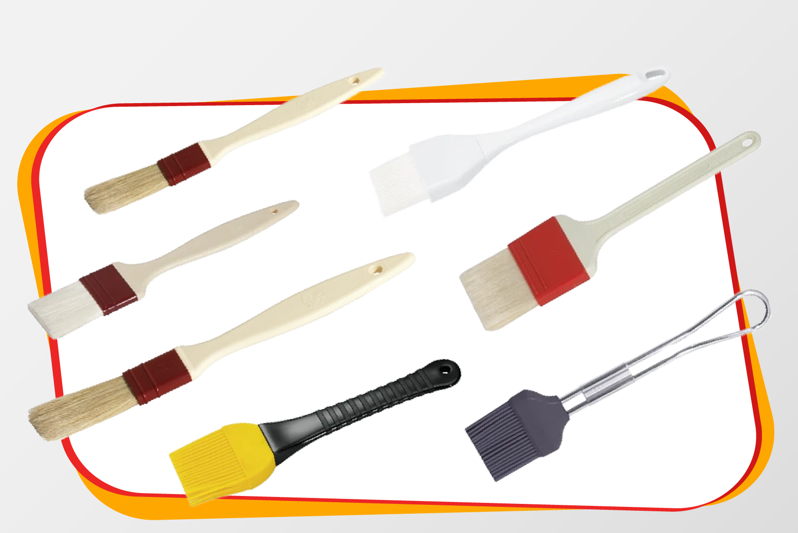 Pinsel Set, Malerpinsel, Kunstbedarf, Pinselbreite, Nasslack-Pinsel