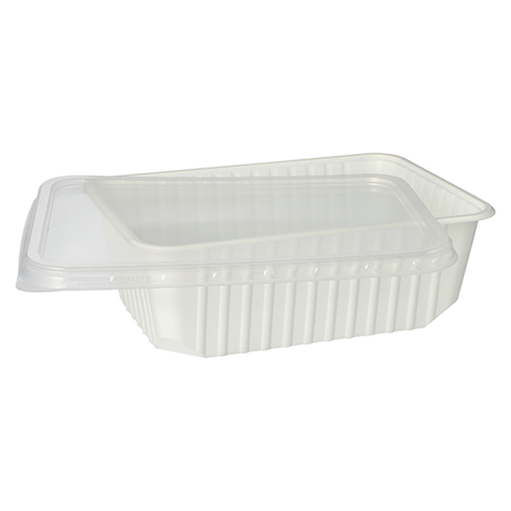 Papstar Deckel für Verpackungsbecher, PP 0,7 cm x 18,6 cm x 13,3 cm transparent