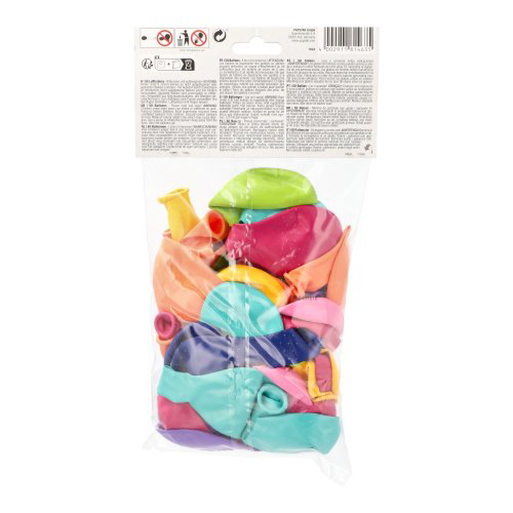 Papstar Luftballons Ø 25 cm farbig sortiert "Trend"