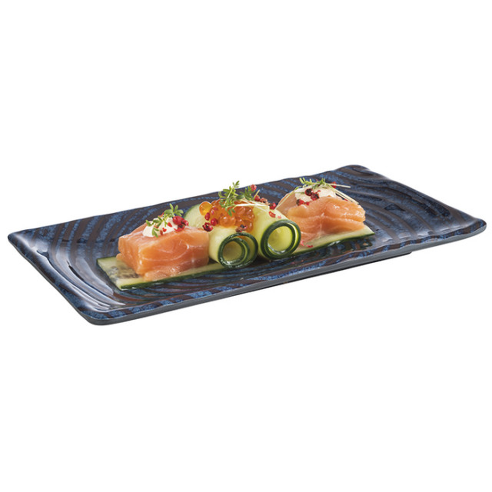 APS Tablett / Sushiboard -LOOPS- 23,5 x 13,5 cm, H: 1,5 cm
