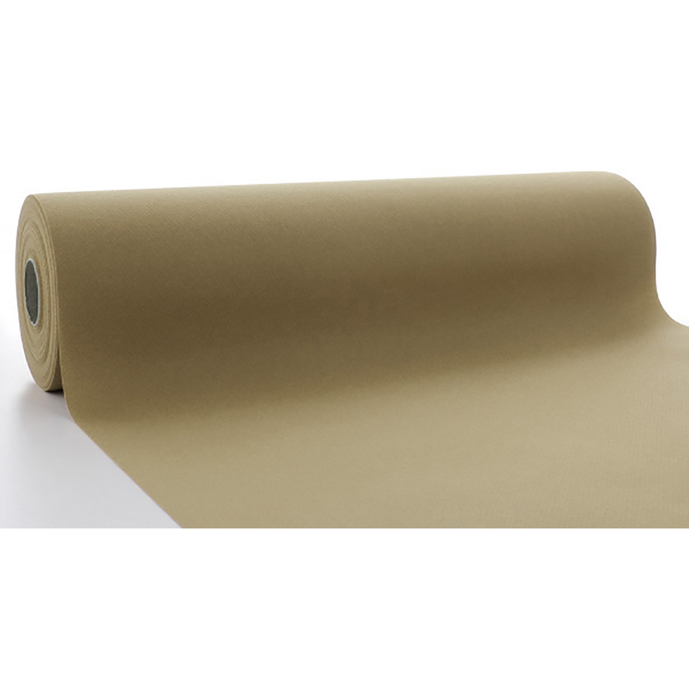 Mank Tischläufer Basic naturbraun 40 cm x 24 m