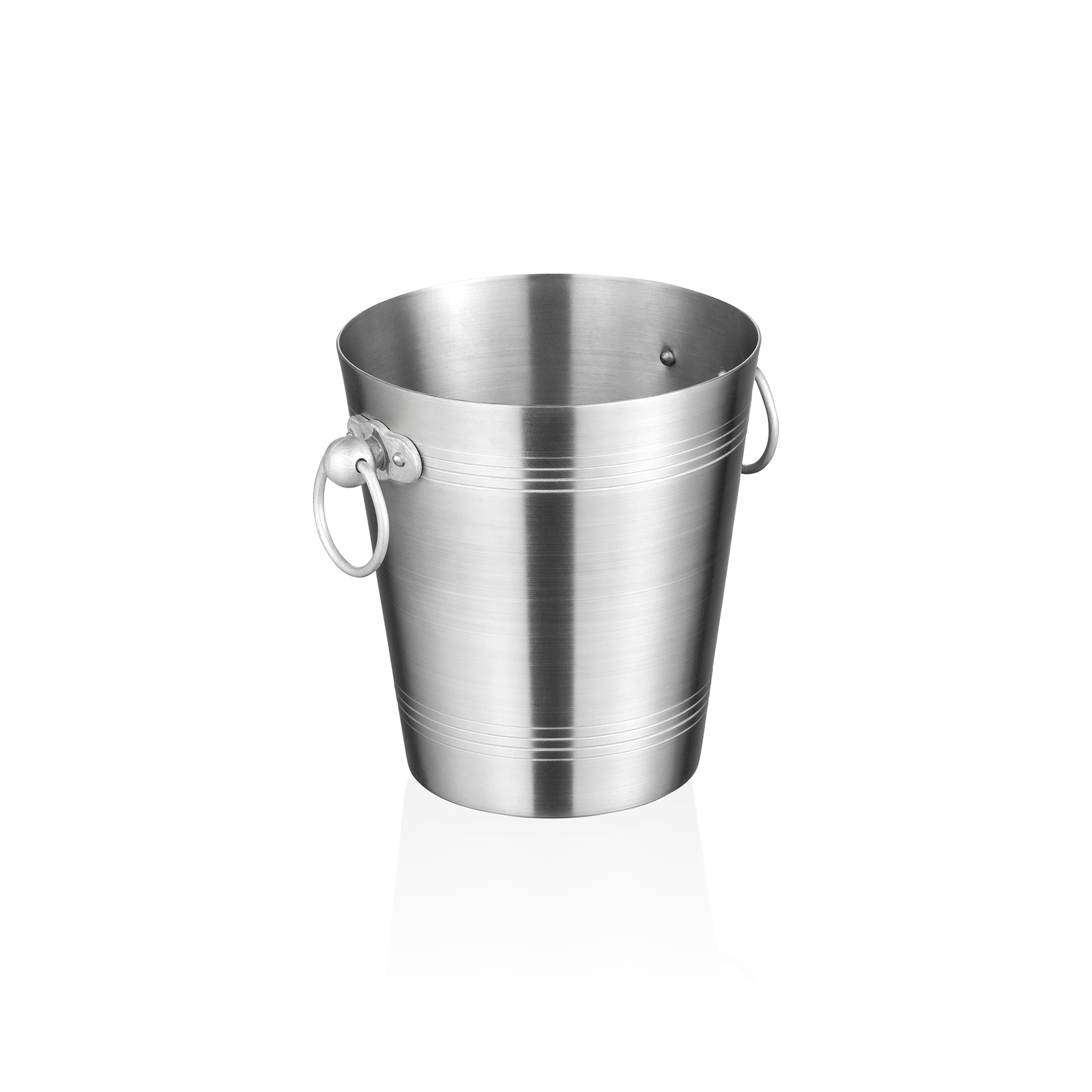 WAS Wein-/Sektkühler, Ø 19 cm, Höhe 20 cm, Aluminium