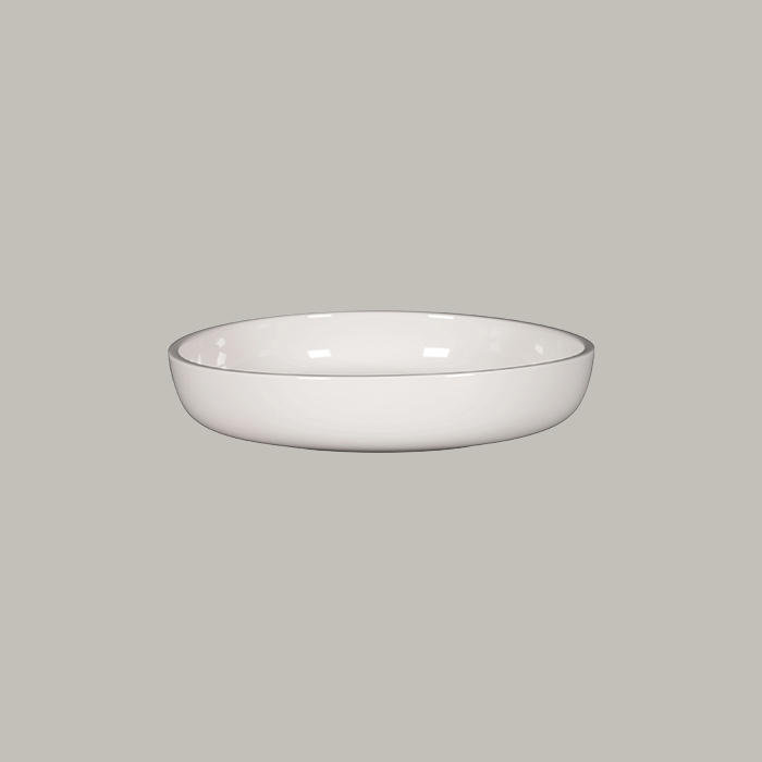 RAK Teller tief rund - white  Serie: Ease Ø 23.7 cm / Ht. 4.6 cm / Cont. 130 cl