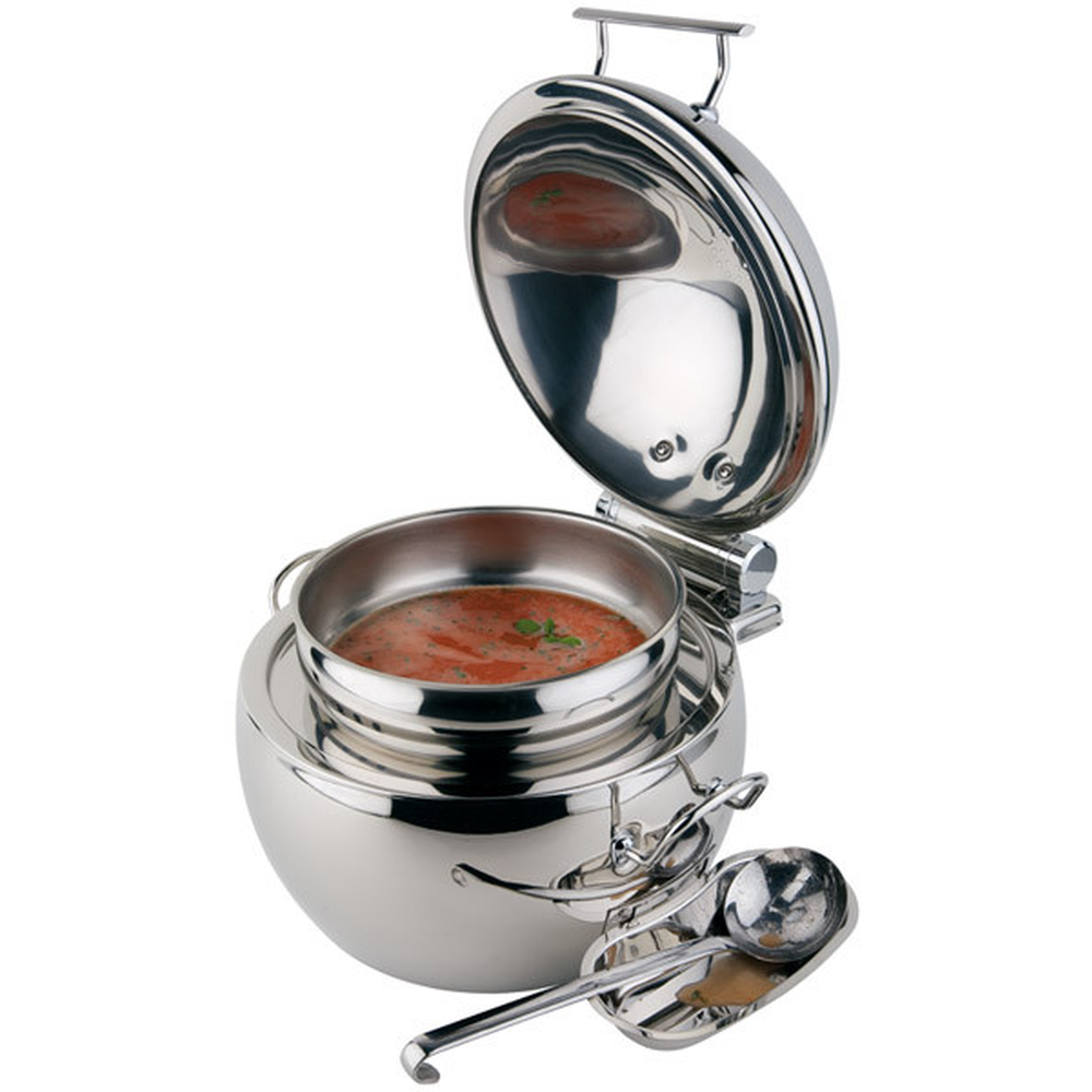 APS Suppen-Kugel -GLOBE- Ø 48 cm, H: 32 cm, 10 Liter , Edelstahl hochglanzpolier