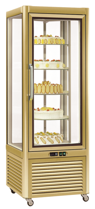 KBS Panoramavitrine Prisma 400 TN/PG (bronze) mit Drehgestell