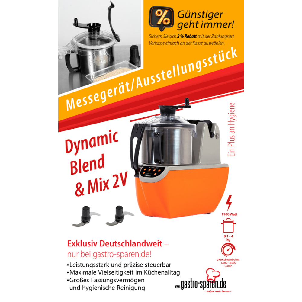Dynamic Blend & Mix 2V Messegerät/Ausstellungsstück 