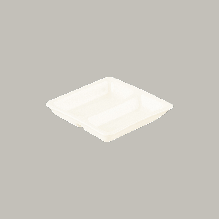 RAK Doppelsaucenschale  Serie: Nano L 9 cm / W 9 cm / Ht. 2 cm / Cont. 16.5 cl