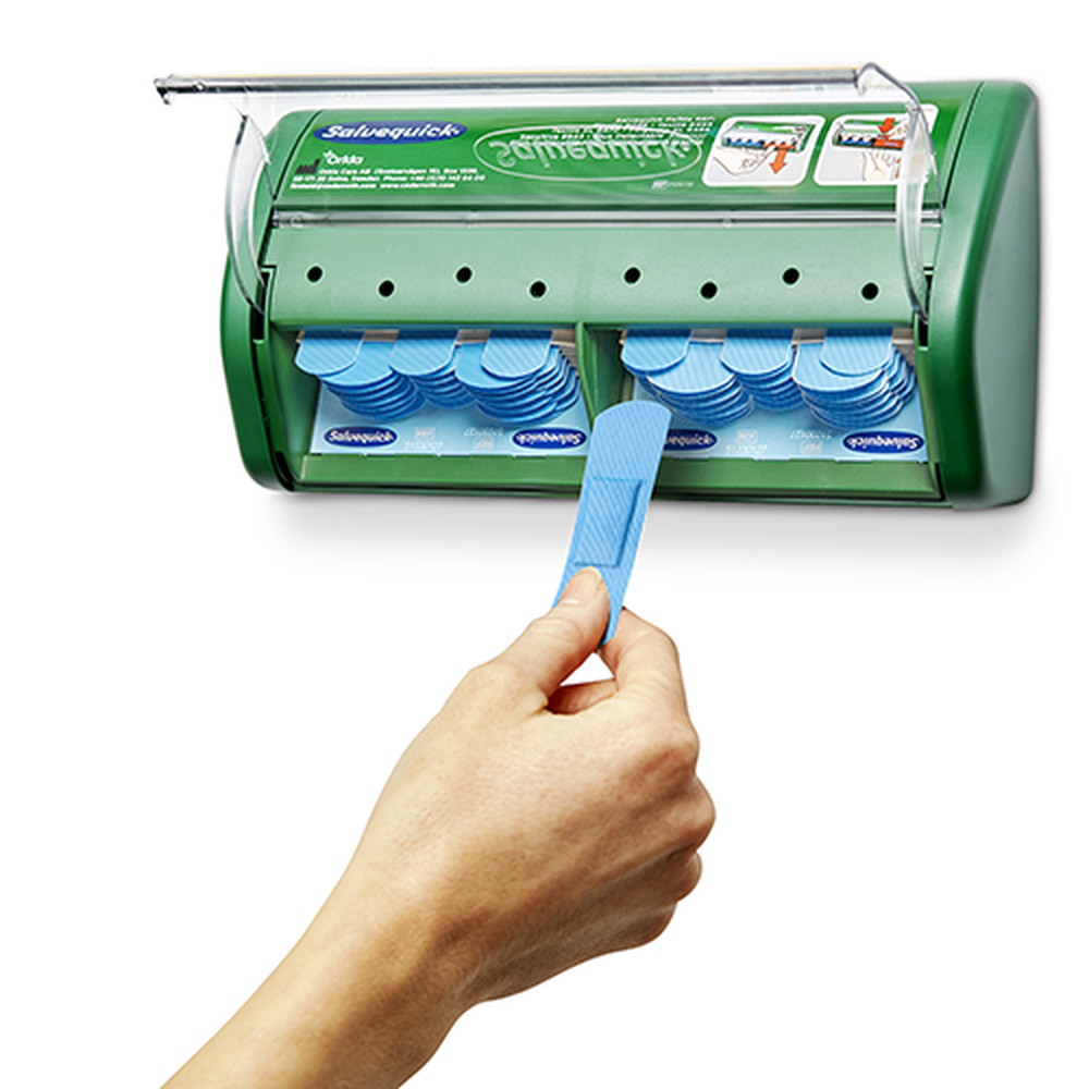PAPSTAR Salvequick, Pflasterspender Detectable 11,4 cm x 22,6 cm x 5