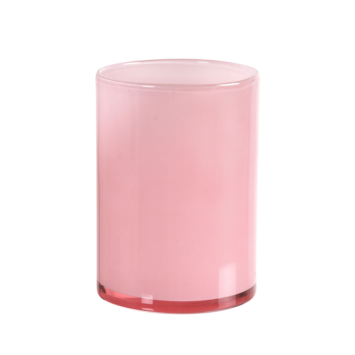 Duni Kerzenhalter für LED Sets Silky 115 x 85 mm pink Glas