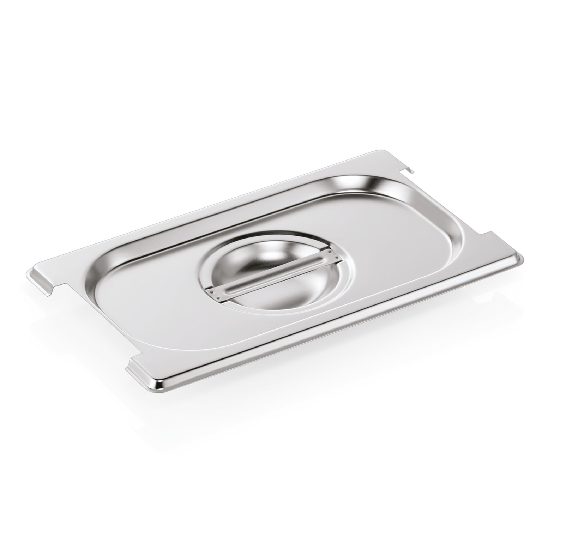WAS GN Deckel GN CORE 1/4, mit Griffaussparung, Chromnickelstahl