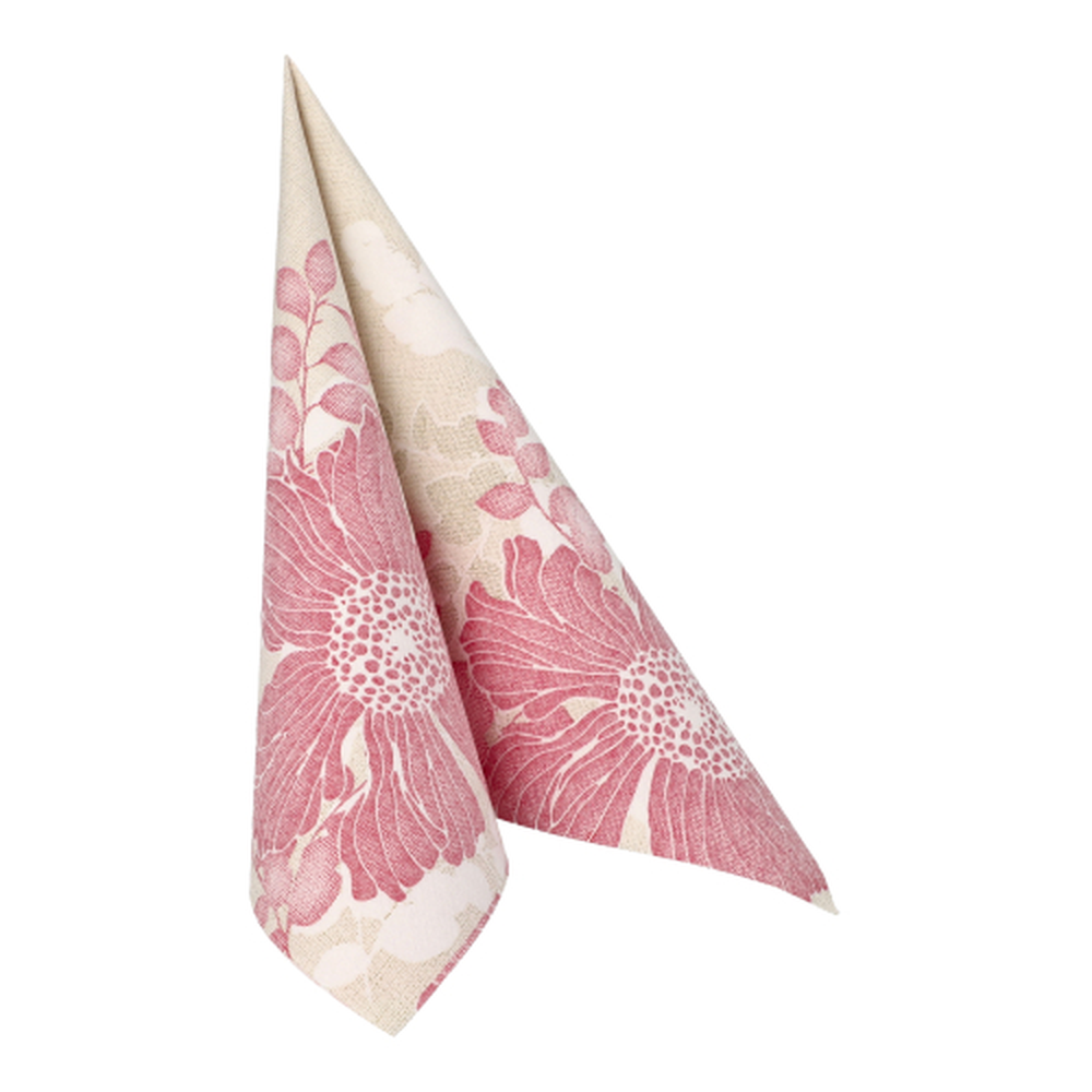 Papstar Servietten "ROYAL Collection" 1/4-Falz 40 cm x 40 cm fuchsia "Annabel"