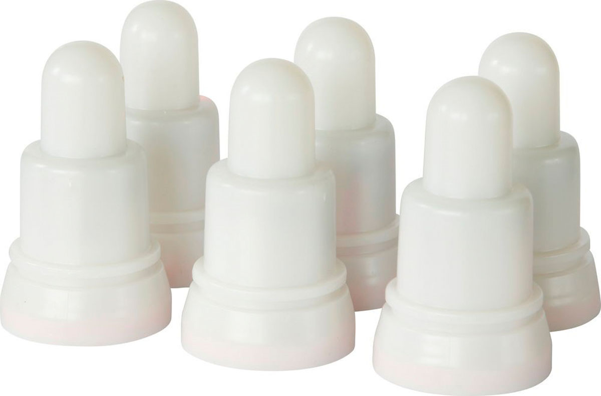 Duni LED Sets wiederaufladbar Ersatz 6er 70 x Ø 40 mm warm white & multicolour