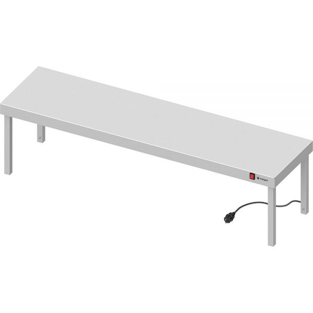 Stalgast Wärmebrücke 1-etagig 1200x300x400 mm mit Keramik-Infrarot-Strahlern