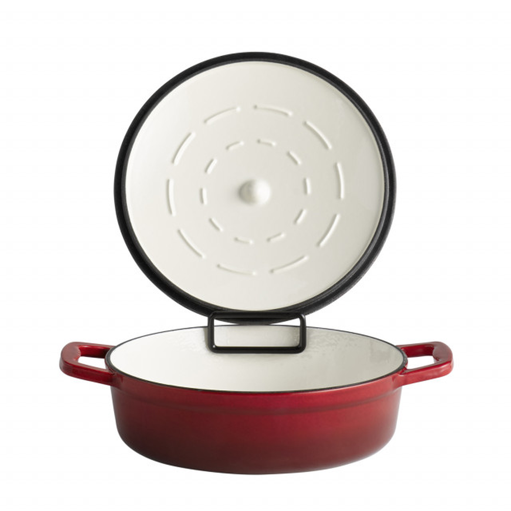 APS Bräter mit Deckel -5 STARS- Ø 25 cm, H: 7 cm, 2,5 Liter