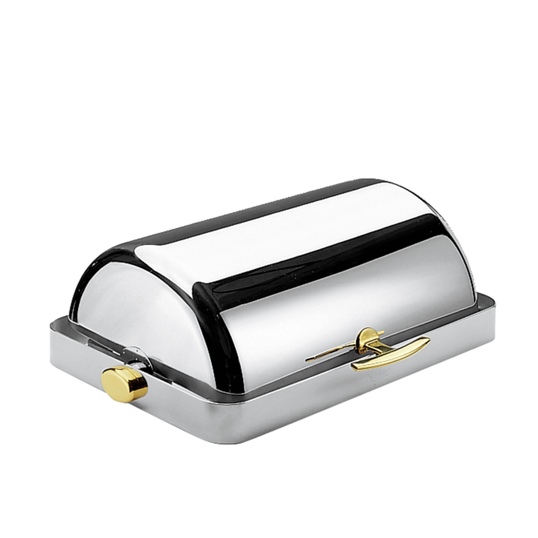 SPRING Einbau Chafing Dish m. Rolltop GN1/1 gold Serie RONDO EINBAU