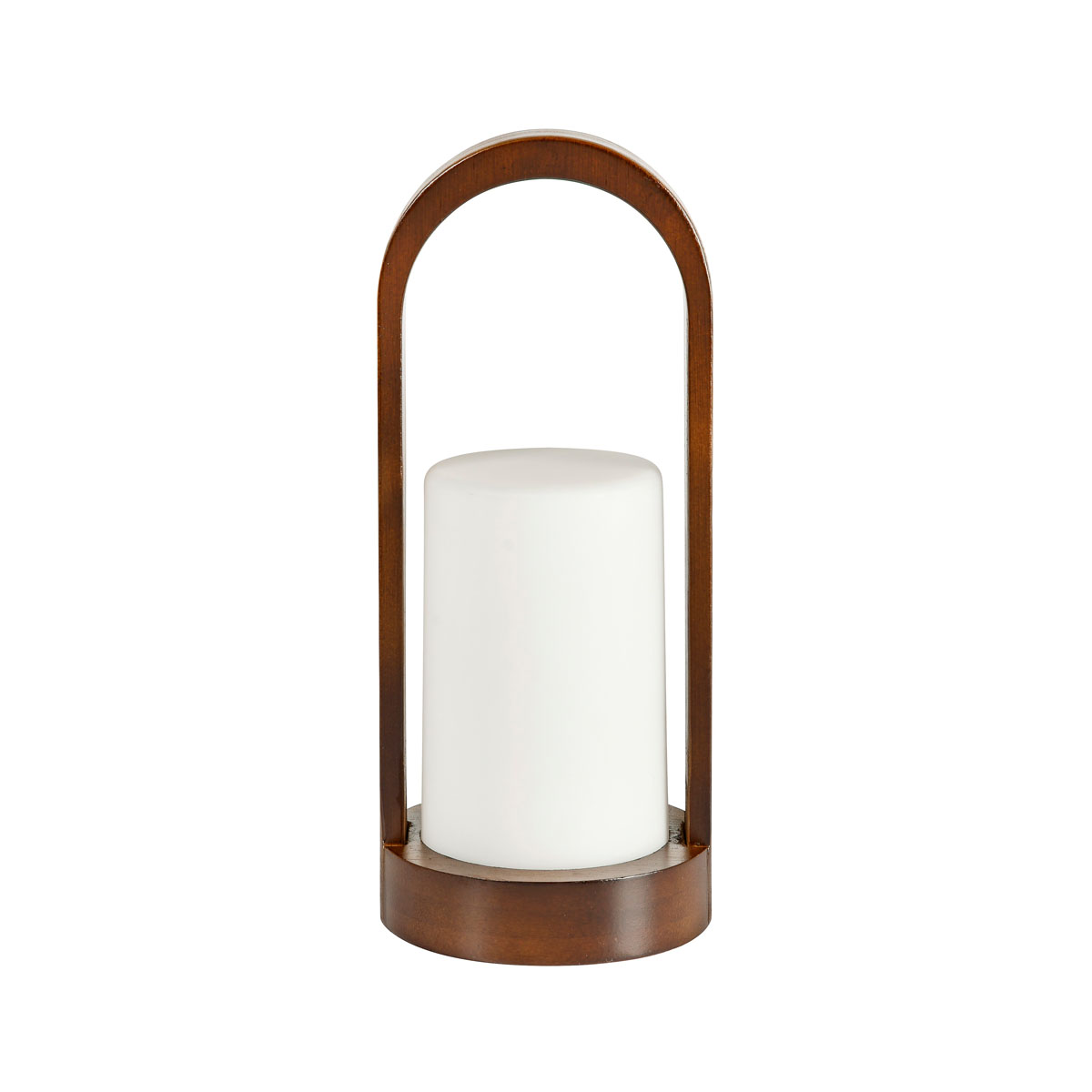 Duni Kerzenhalter Good Concept LED Klicksystem Easy 240 x 100 mm Walnuss weiß