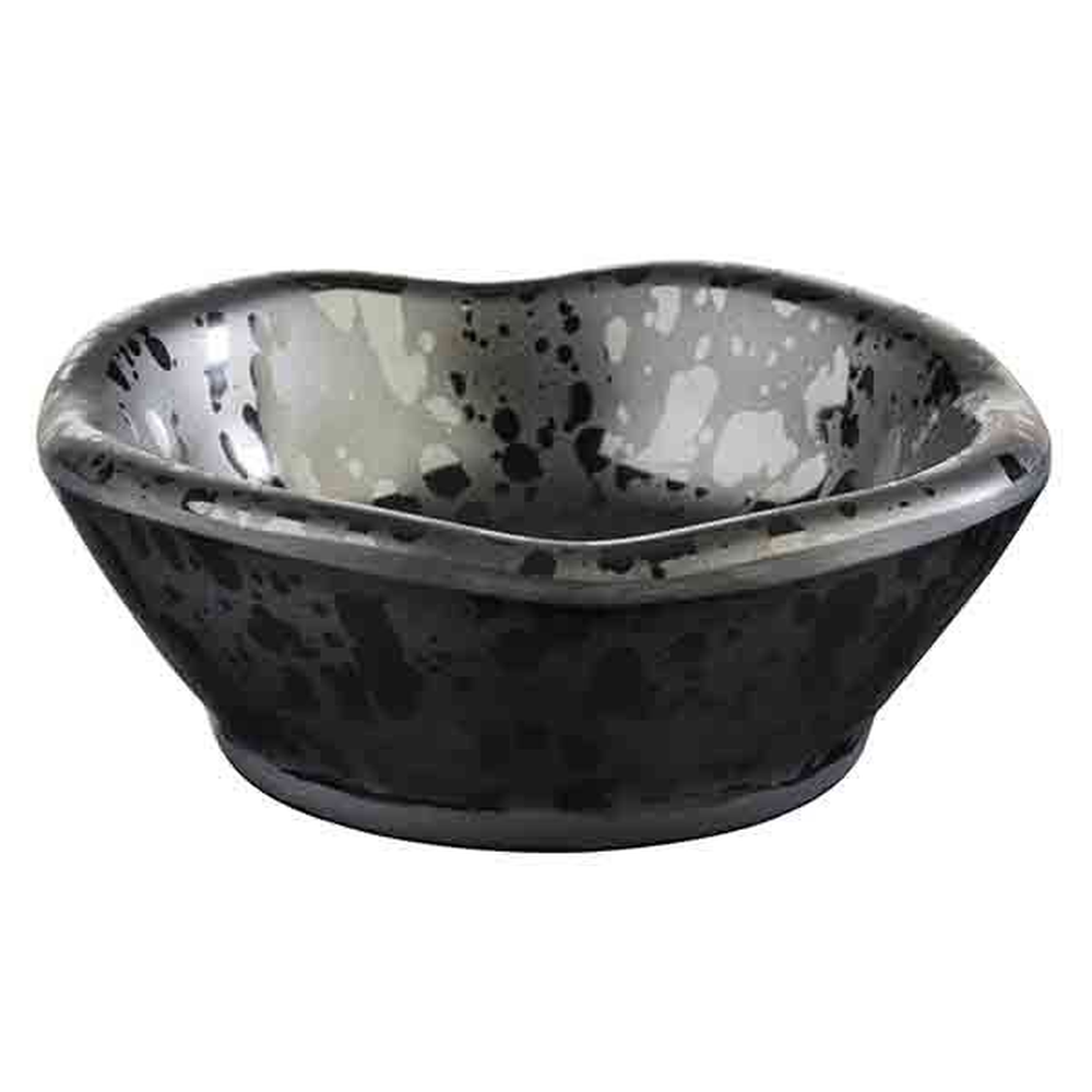 APS Schale -GLAMOUR- Ø 8 cm, H: 3 cm , Melamin, schwarz