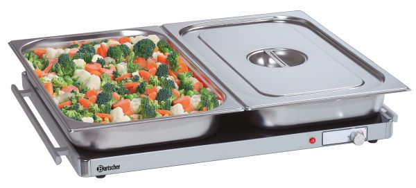 Bartscher Elektro-Warmhalteplatte für GN 2/1