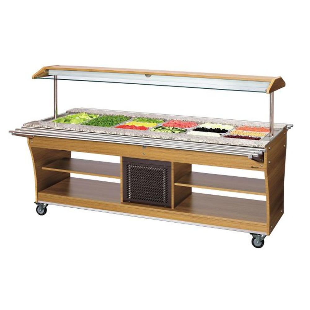 Bartscher Buffetwagen, kalt, 6x 1/1 GN